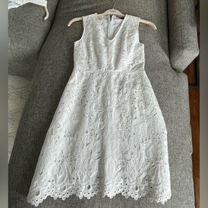 White Lace Theory dress